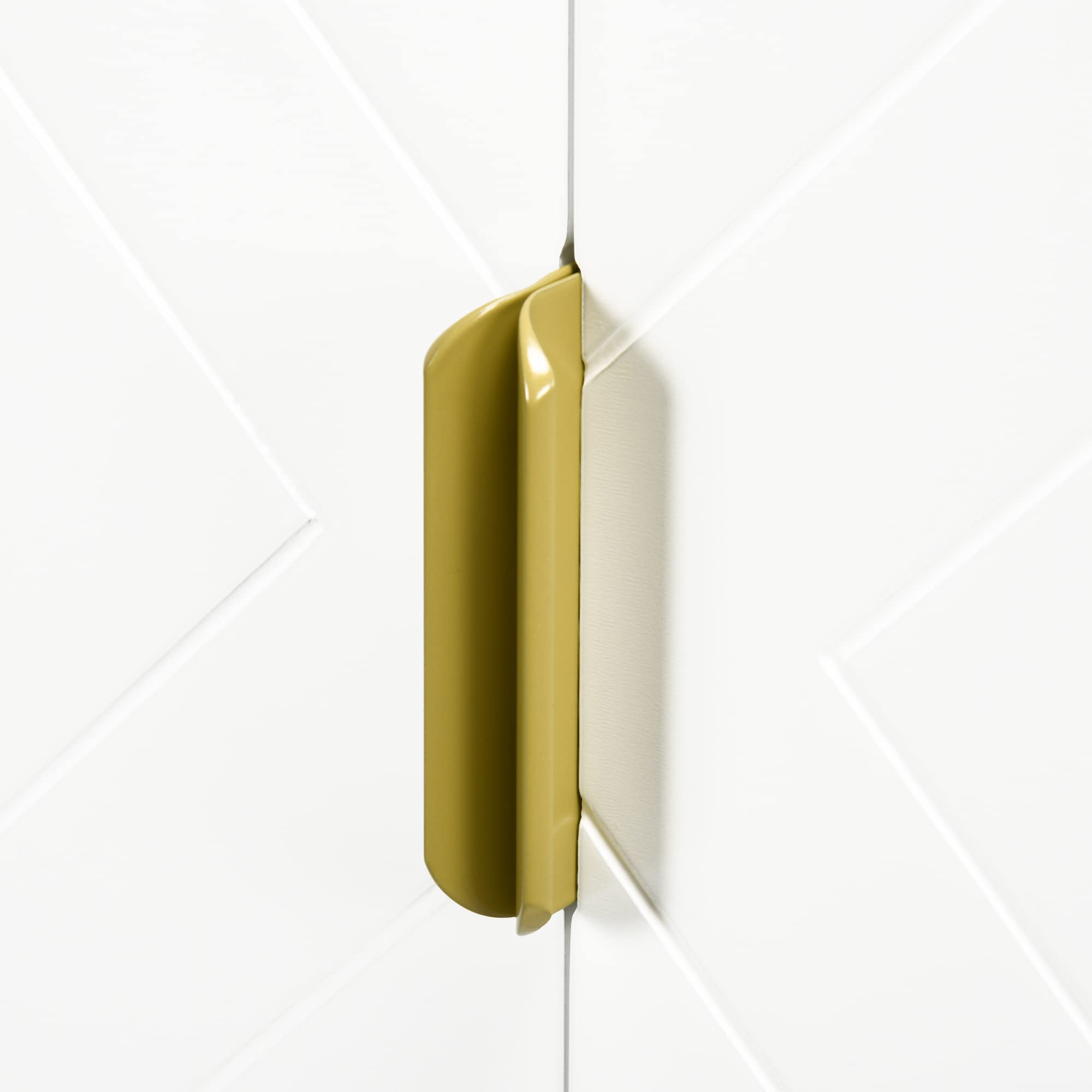 kleankin Conjunto de Baño Juego de Mueble para Debajo del Lavabo con Patas de Acero y Espejo de Baño con Luz LED Interruptor Táctil 60x30x65 cm Ø60x4 cm Blanco y Dorado