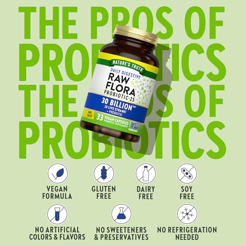 Image of Raw Flora Probiotics with Prebiotics | 30 Billion CFU