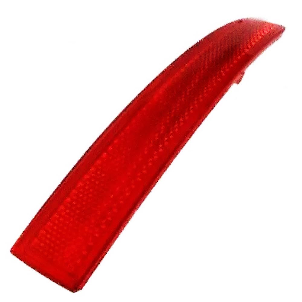 Heckstoßstangen-Reflektor, 1 Paar Heckstoßstange Reflektierende Markierungsleuchte Lichtreflektor Kompatibel mit Volkswagen Golf 5 Mk5 R32 2004-2009, Rot
