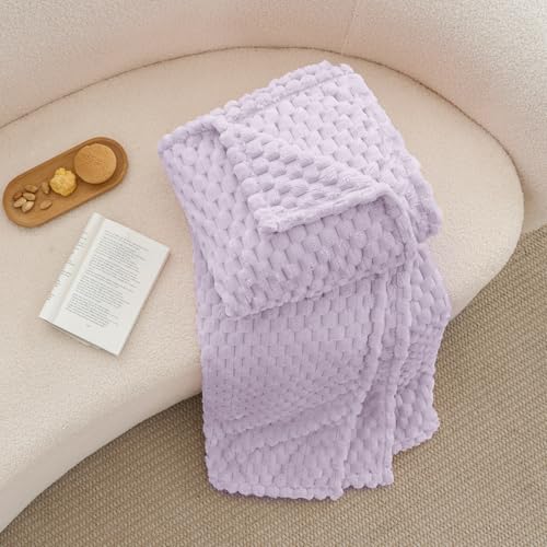 Image of BEDELITE Lavender Throw Blanket for Couch, Soft Cozy Gifts for Women, 50*60