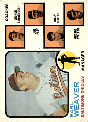 1973 Topps Baseball Series 2#136a Earl Weaver...