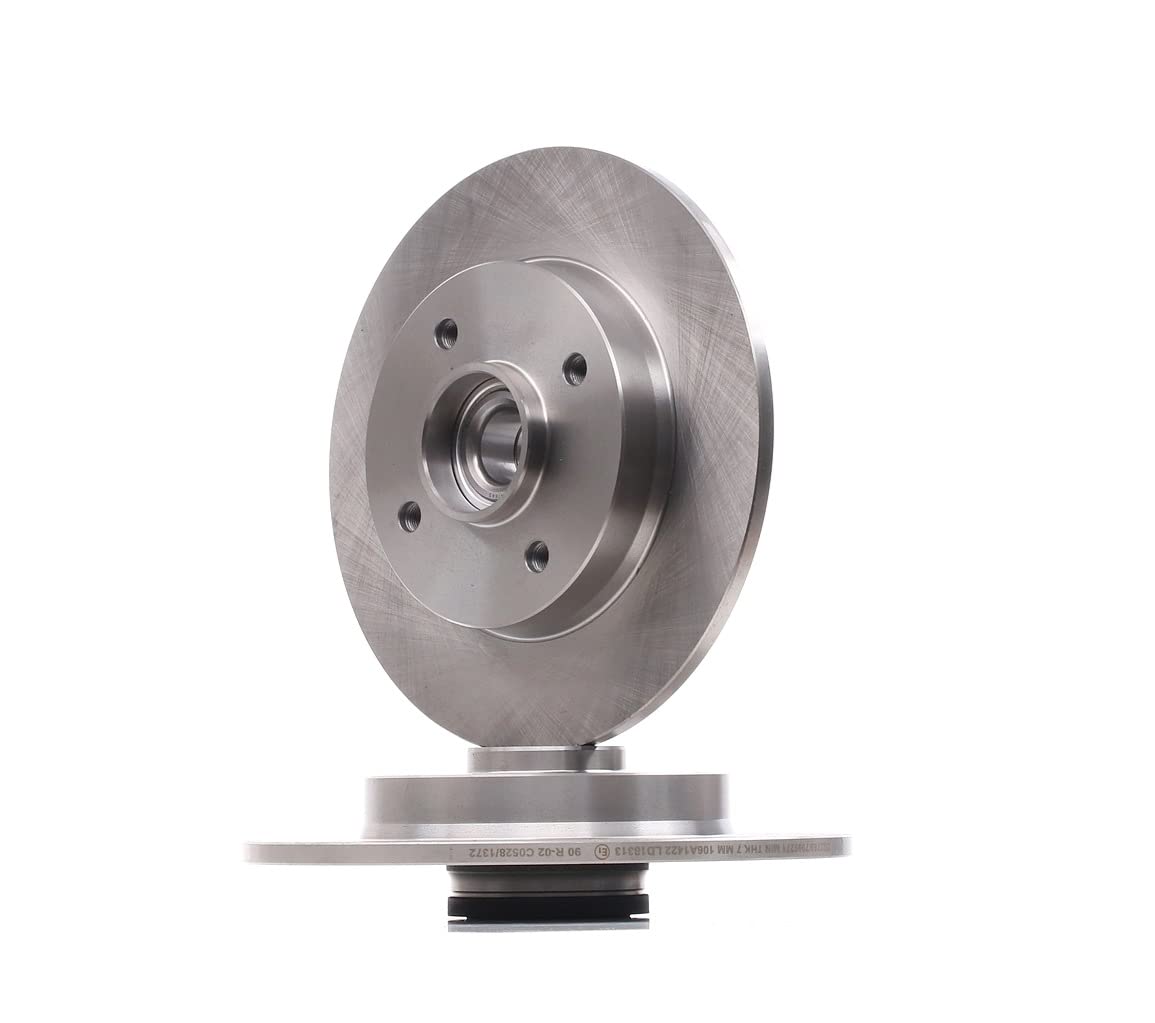 RIDEX 82B0414 2x Disco freno Posteriore con cuscinetto ruota Compatibilità con PEUGEOT 207 WA, WC