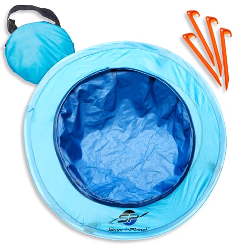 Smart-Planet Pop-Up Babypool für Strand 50x50 cm, 35x10 cm - Planschbecken für Kinder im Sand - Strandpool für Babys - Mini Schwimmbecken to go