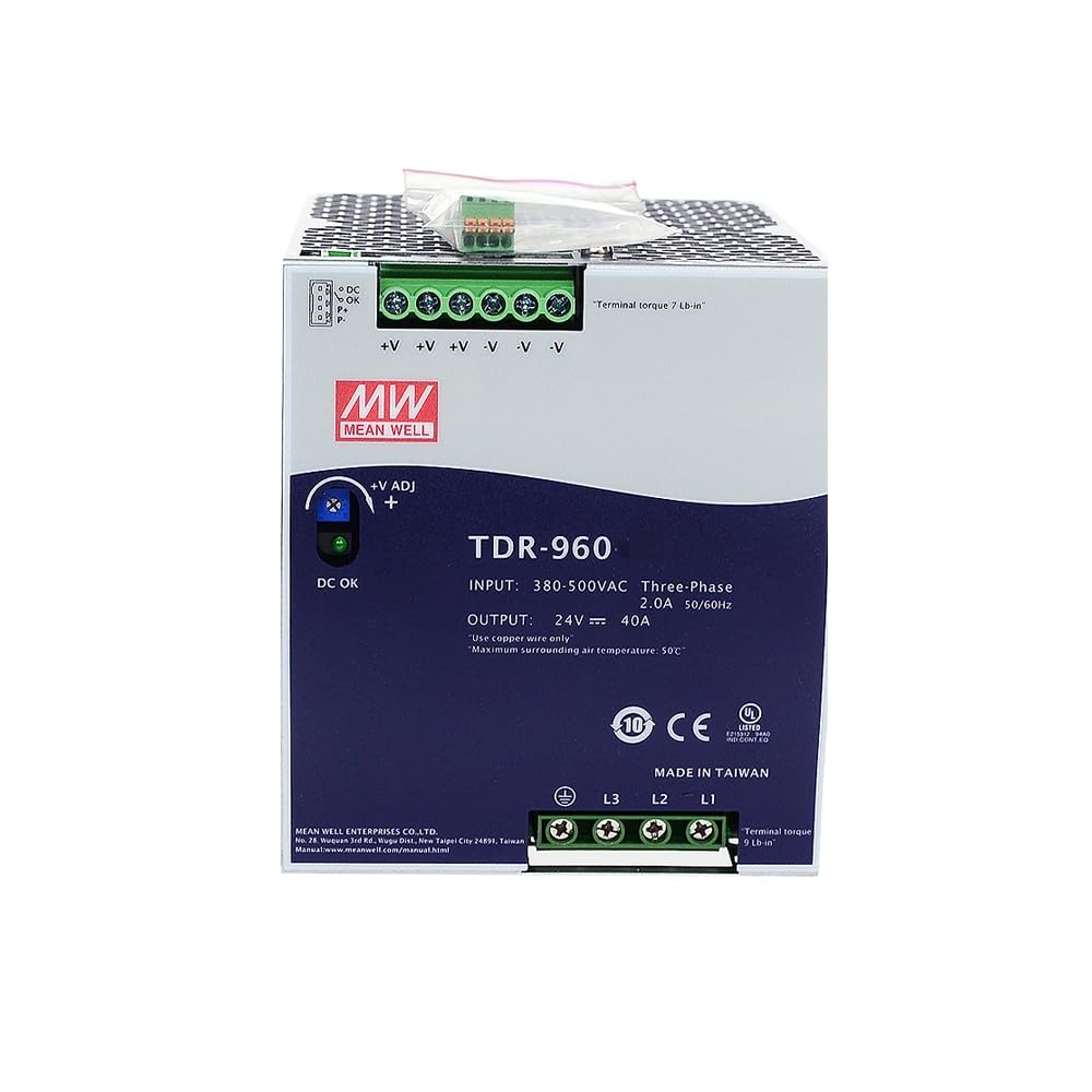 Amazon.com: Mean Well TDR 960W 24V 40A Switching Power Supply，3