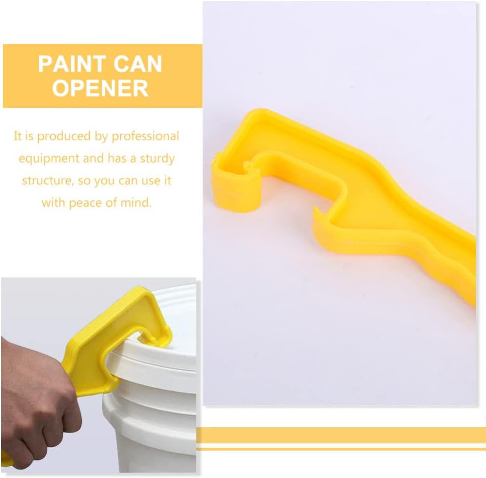 EXCEART 10pcs Paint Bucket Lid Wrench Openers Easy to Carry and Store for Home Garage and Shop Use Efficient Bucket Lid Removal Tool