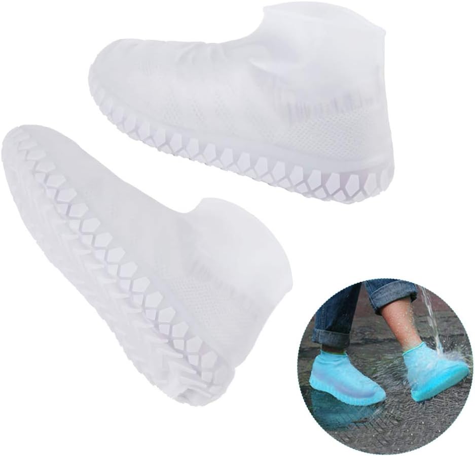 Cutedoy Shoe Covers, Outdoor Waterproof Silicone Shoes Covers and Reusable Rain Boots for Cycling,Outdoor,Camping,Fishing,Garden