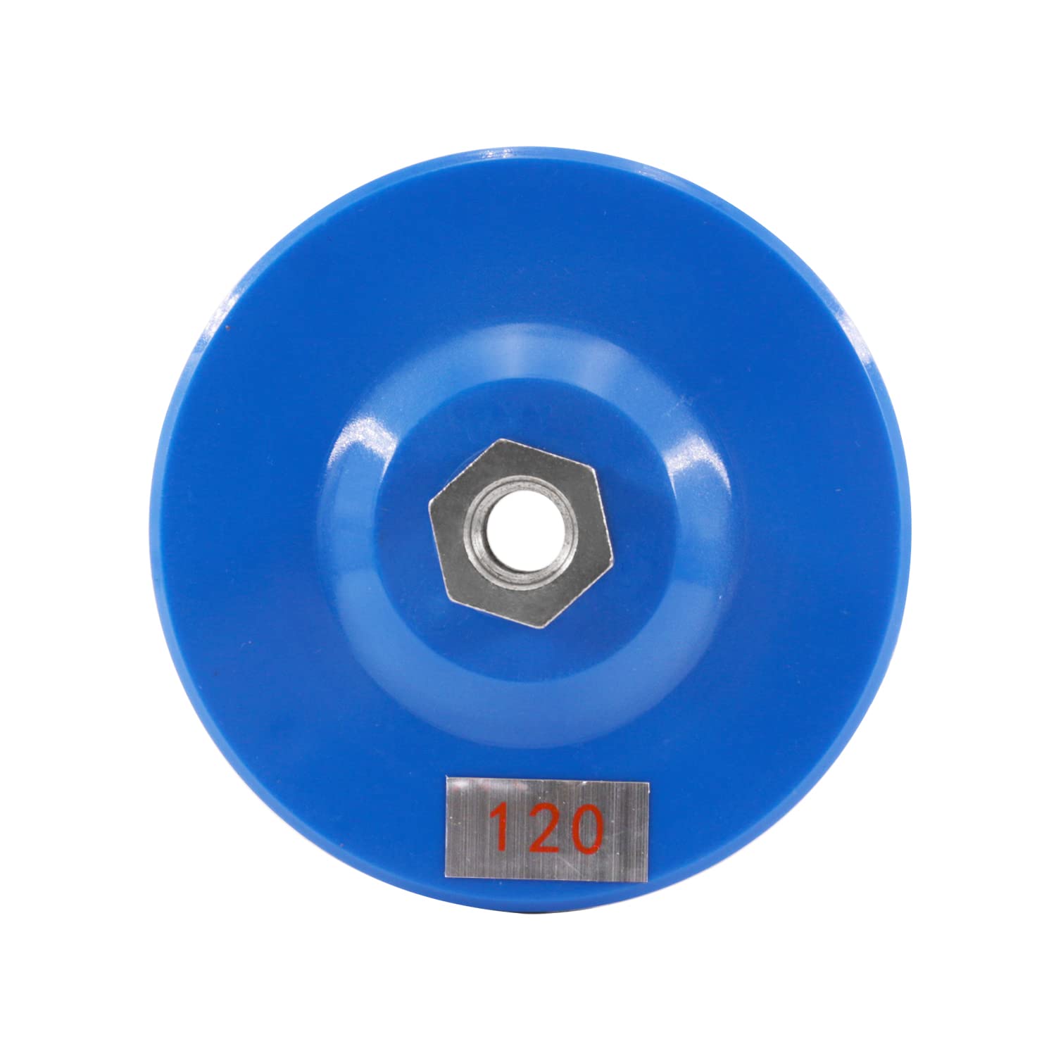 4.5" Diamond Flap Disc Grinding Sanding Wheels - Ceramics,Sander Tile, Stone,Glass,Concrete, Granite with 5/8 inch-11 Metal Thread Adapter（120 Grit）
