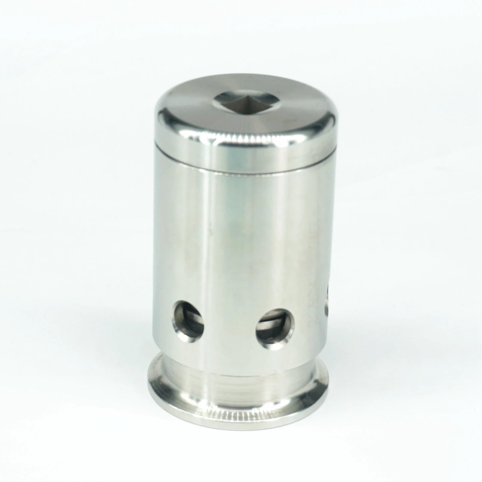 HDPHCRIUN 1.5" Tri Clamp Ferrule OD 50.5mm Bar Breaker Vacuum Pressure Relief Valve Spring 304 Stainless Steel
