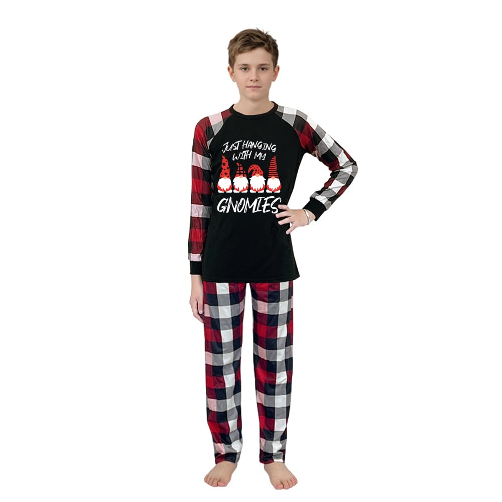Conjunto de pijama de Navidad a juego de talla grande para mujeres u hombres adultos