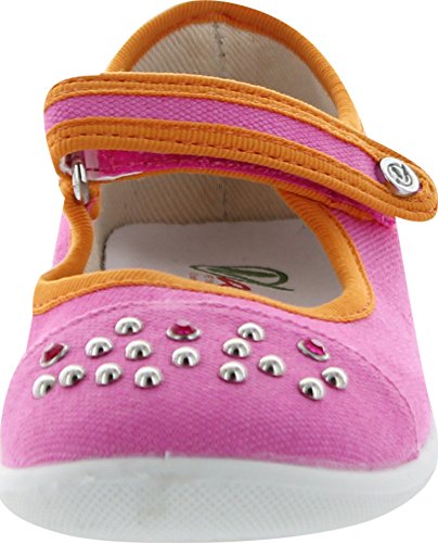 Naturino Girls 7889 Canvas Studded Flats Shoes3