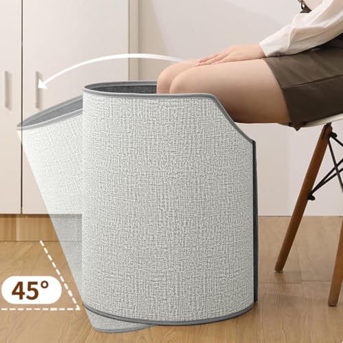 Under Desk Heater, Electric Foot Warmer for Office & Home, Gray | Portable Feet Warmer with Heated Floor Mat, Foot heater with Thermostat and Timer Indoor Use for Foot Leg - image 2