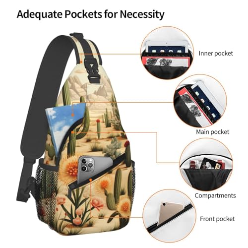 Bolso bandolera pequeño para ciclismo y senderismo unisex miniatura 4