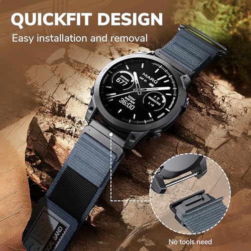 Correa nylon Quickfit 26mm para reloj deportivo miniatura 2