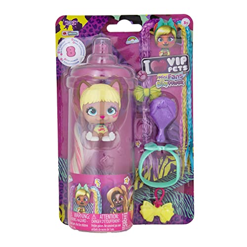 VIP PETS Mini Fans Bow Power S5 Coco | Poupée de Chiot collectable avec Un Look Urbain et des Cheveux Longs pour Le Style et la décoration - Jouet Cadeau pour Les Filles +3 Ans Cover