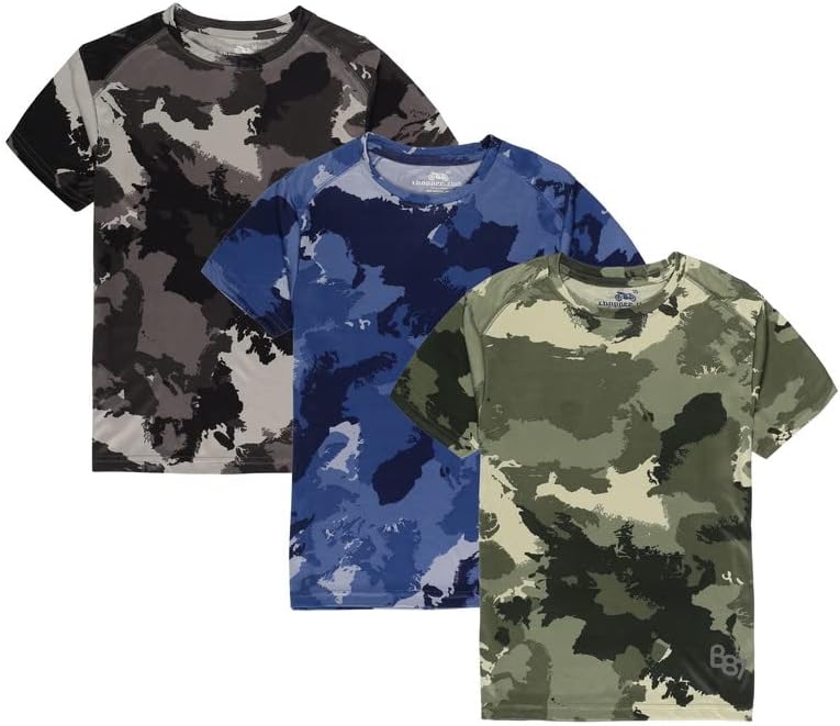chopper club Boys Sports T Shirts in Zipdry Fabric Regular Fit Moisture Wicking Polyester