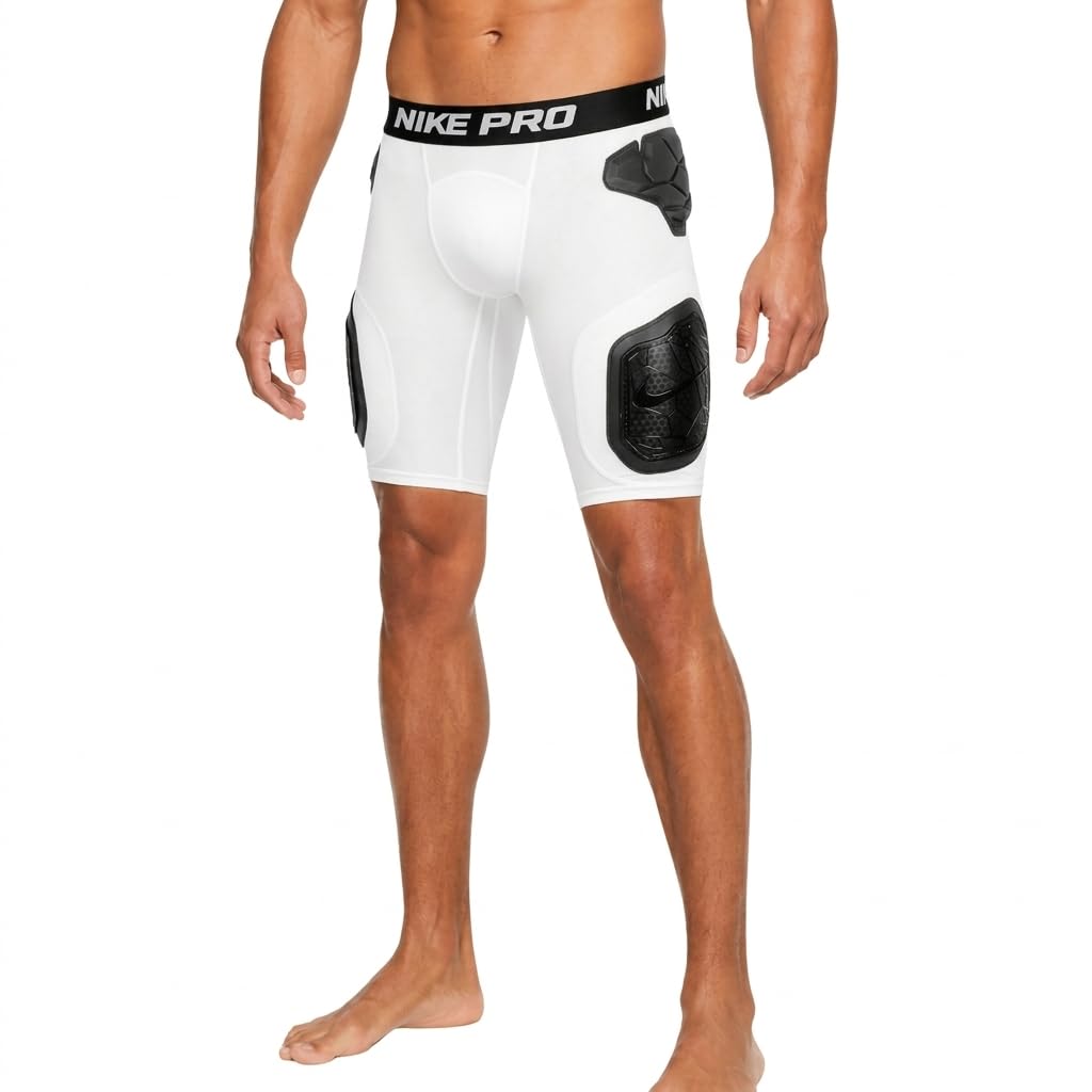 Nike Pro Hyperstrong 5-Pad Football Girdle – Hardplate Compression Shorts with Integrated Hip, Thigh, and Tailbone Pads