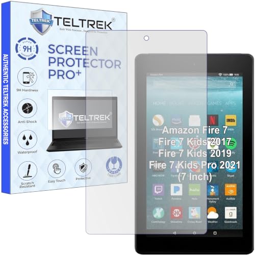 Image of Screen Guard Compatible With Amazon Fire 7 2019 / Fire 7 Kids 9th Gen 2019 / Fire7 7th Gen 2017 / Fire-7 Kids Pro 2021 Tab 7 inch Inch Tablet Screenguard Not a Tempered Glass Screen Protector