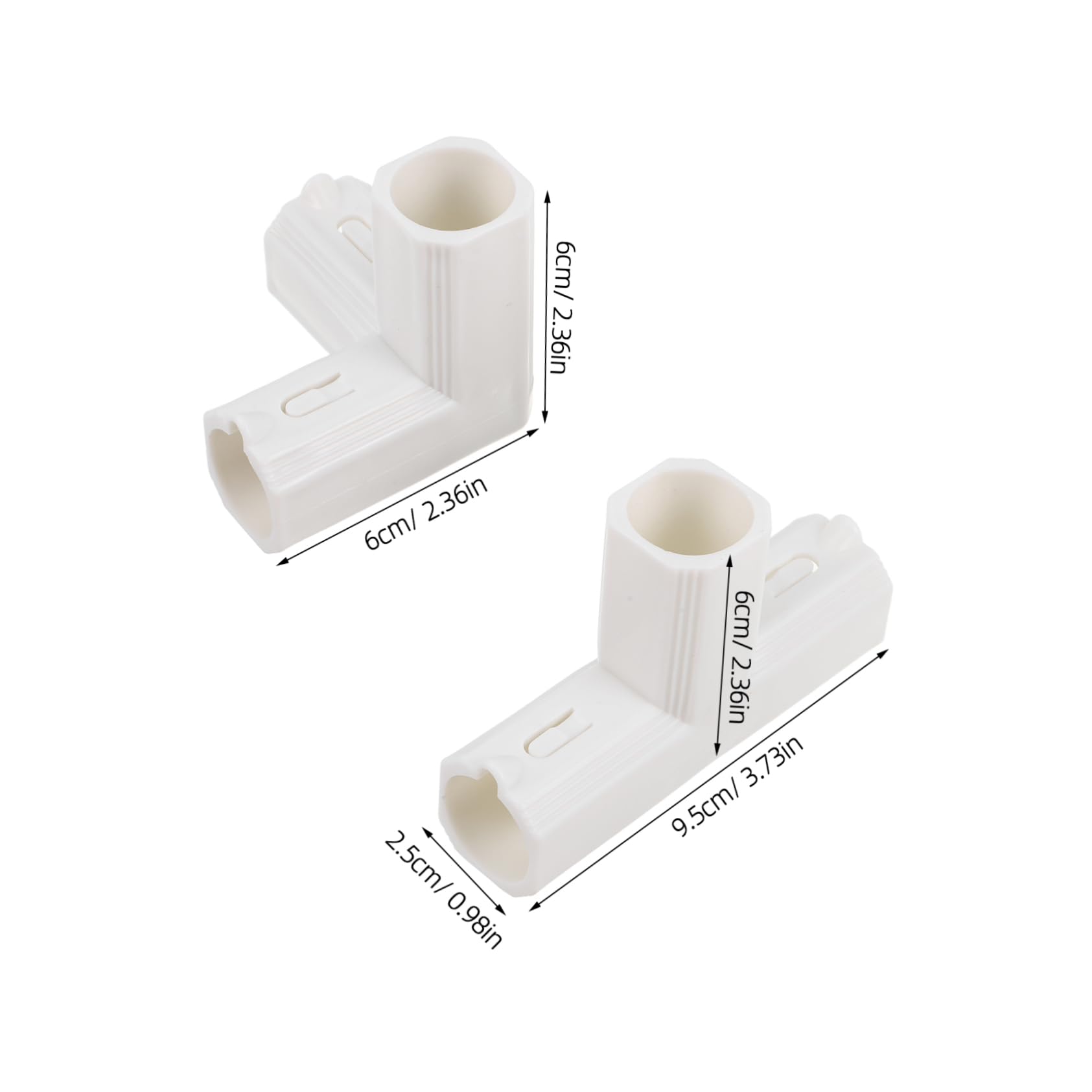 BESPORTBLE 4Pcs Playpen Connector Parts Way Elbow Fittings for Indoor Play Easy Assembly Playpen Accessories for Areas and Folding Panels