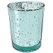 Produktbild TianranRT Quecksilber Glas Votiv Teelicht Kerze Halter für Hochzeiten Partys und Home Dekor (Blau)