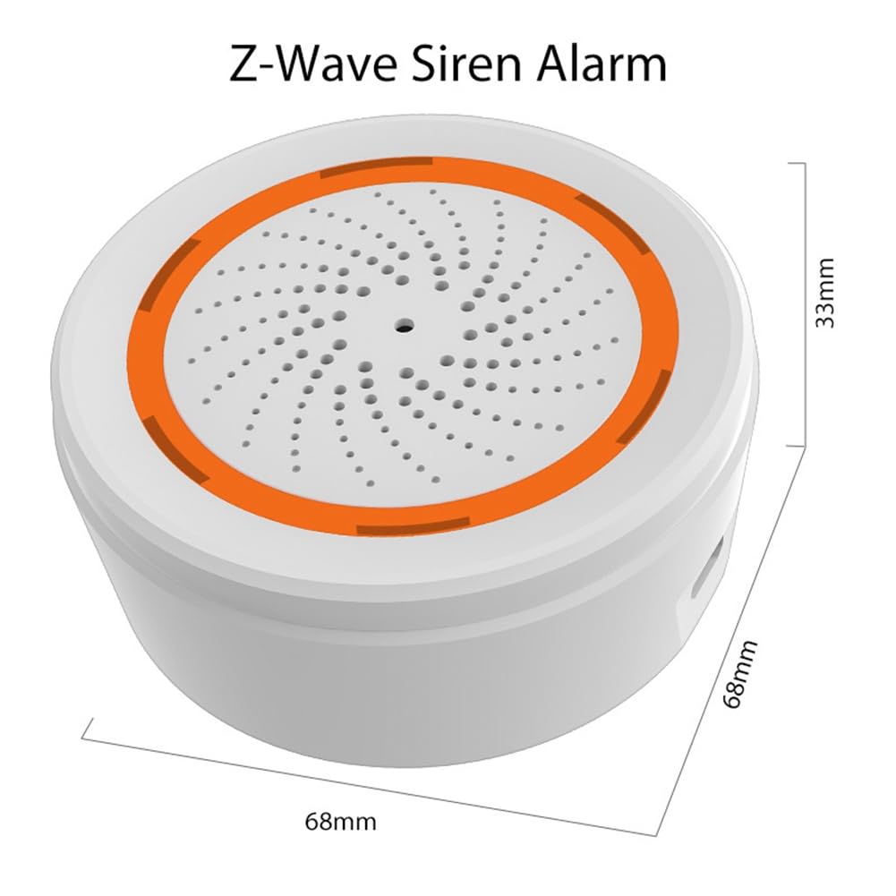 Tuya ZigBee Smart Sound And Light Sirena Sensor Smart Life de Seguridad para el Hogar Tuya Gateway Hub Sirena Alarma para Tuya