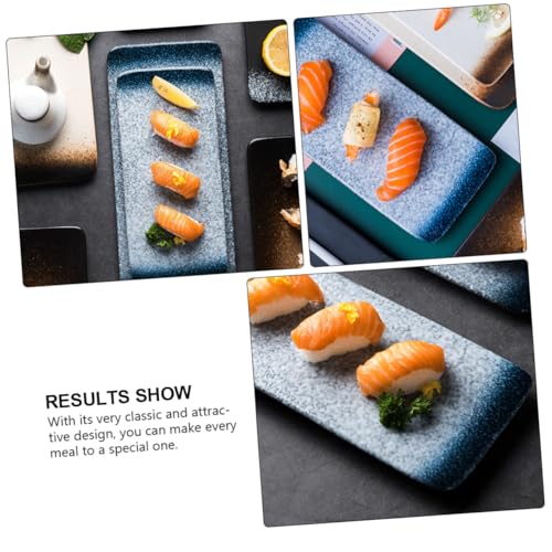 BESPORTBLE Plato estilo japonés para sushi reusable miniatura 5