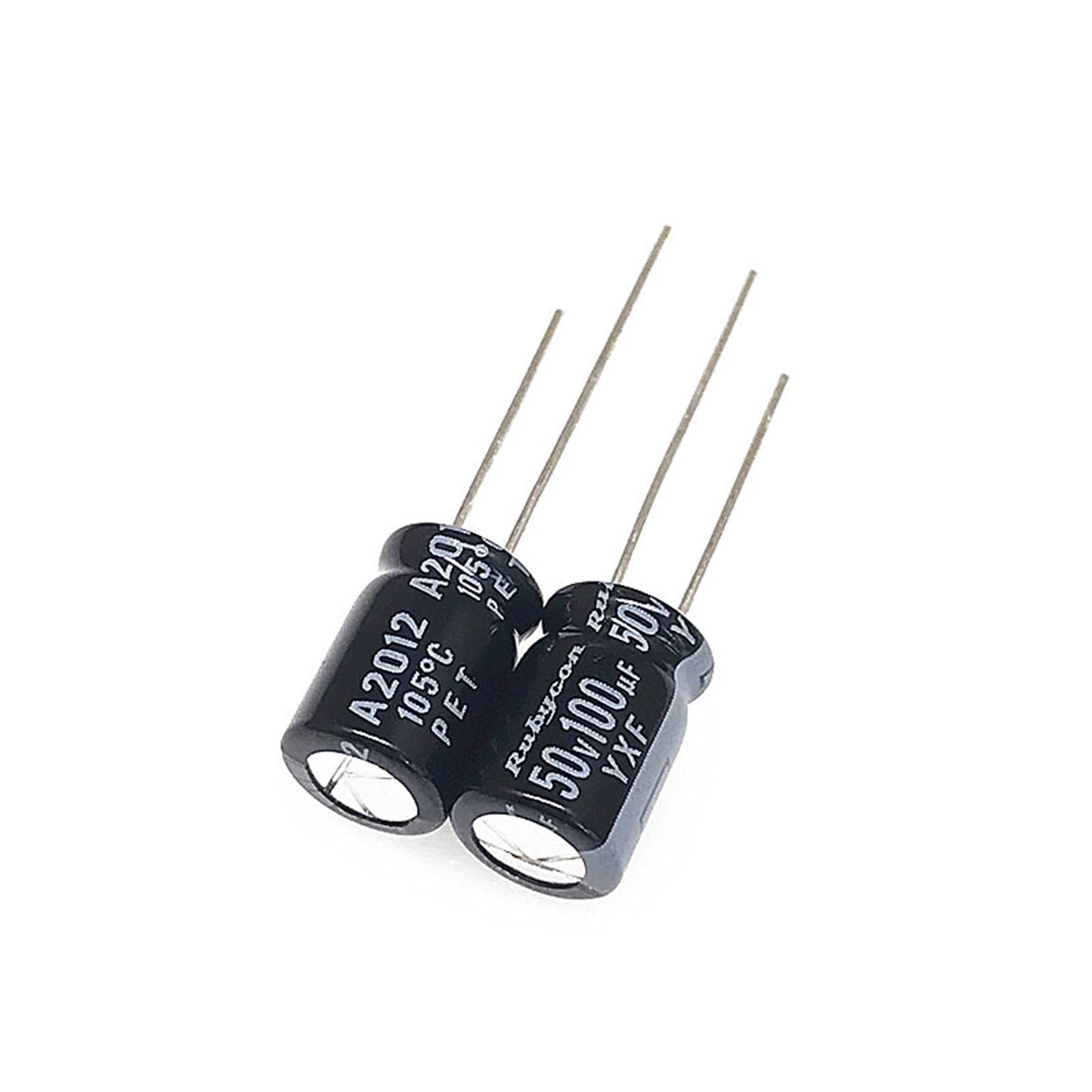 100UF 50V 8 * 11 mm YXF 100UF50V 50V100UF 8x11mm Kondensator elektrolityczny o wysokiej częstotliwości i niskiej rezystancji (20 szt.)