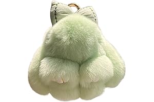 Adorable Green Bunny Keyring: A Charming Companion