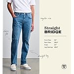 Bridge Men's Regular Rise Straight Leg Jeans - Image 5