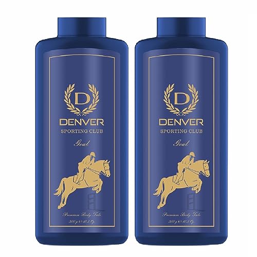 Image of DENVER Goal Talc - 300GM Each (Pack of 2) | Scented Talcum Powder for Men