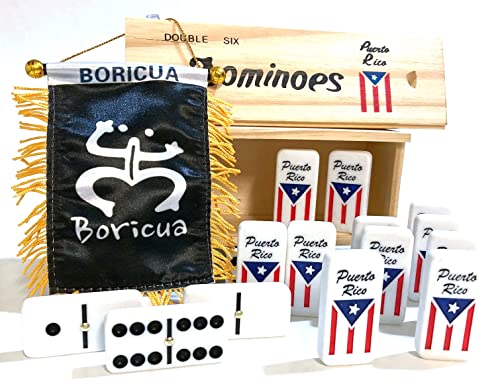 Puerto Rico Dominoes Double six Boricua Classic 2pc Dominoes miniatura 2