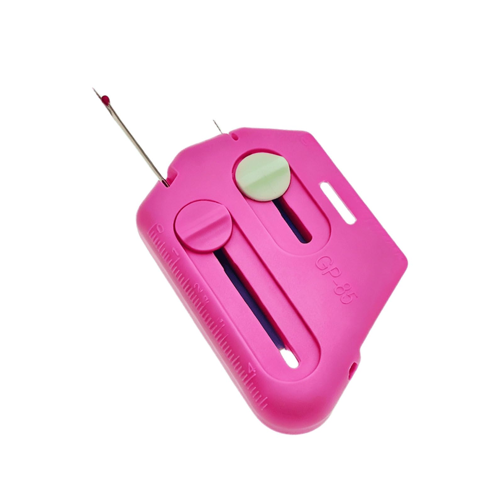 Whoasyst Professional Polygonal Shape Sewing Seam Guide with Built in Threader Seam Unpicker Screwdriver for Tailoring Hand Sewing Accessories