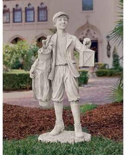 44.5" Golf Boy Home Garden Lawn Sculpture Statue Figurine