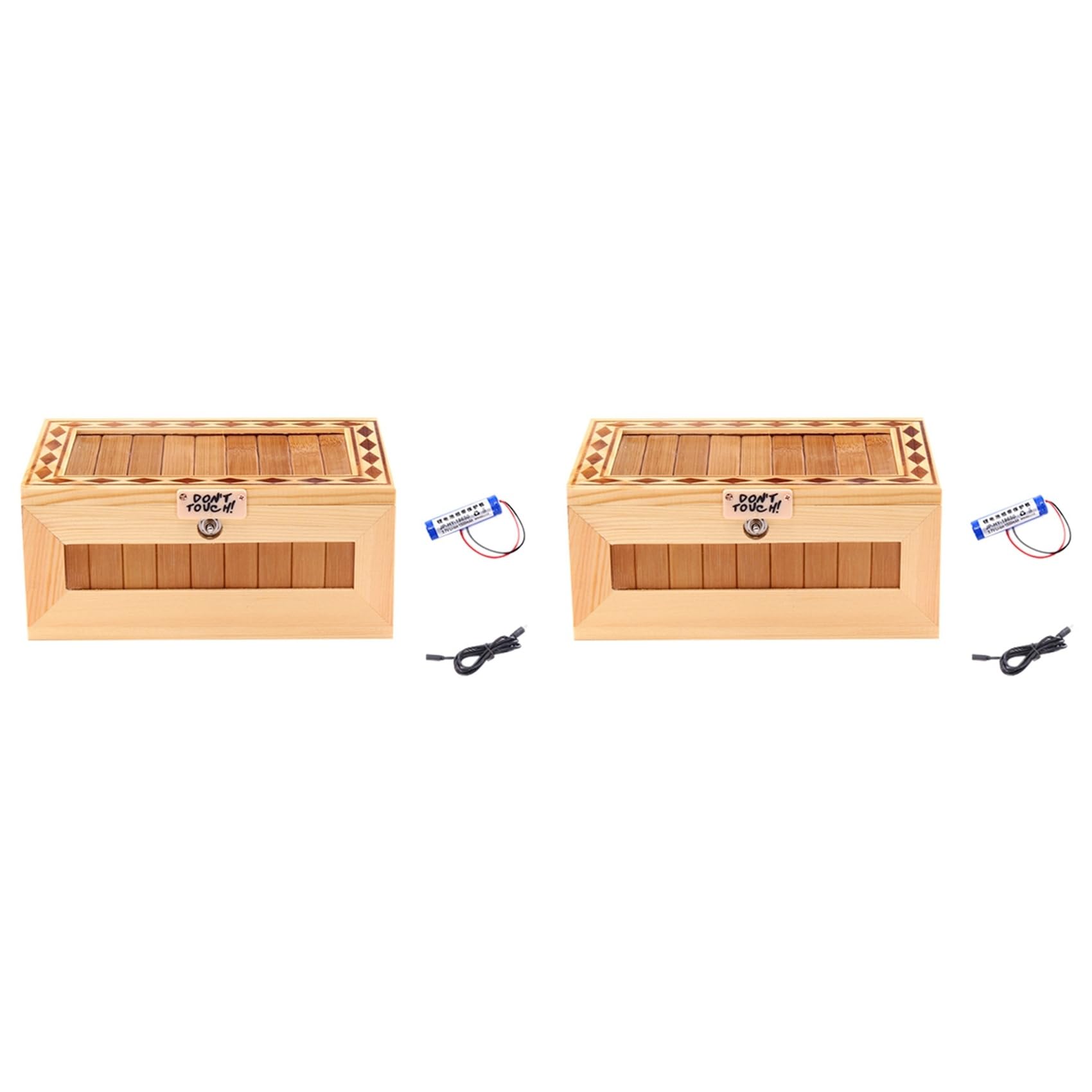 2X B2 Don't Touch Useless Box with Attitude Leave Me Alone Surprises Machine-Gags & Practical Joke Decorative