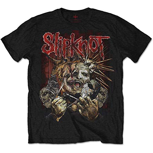 Slipknot Official T Shirt Metal The Gray Chapter Torn Apart L
