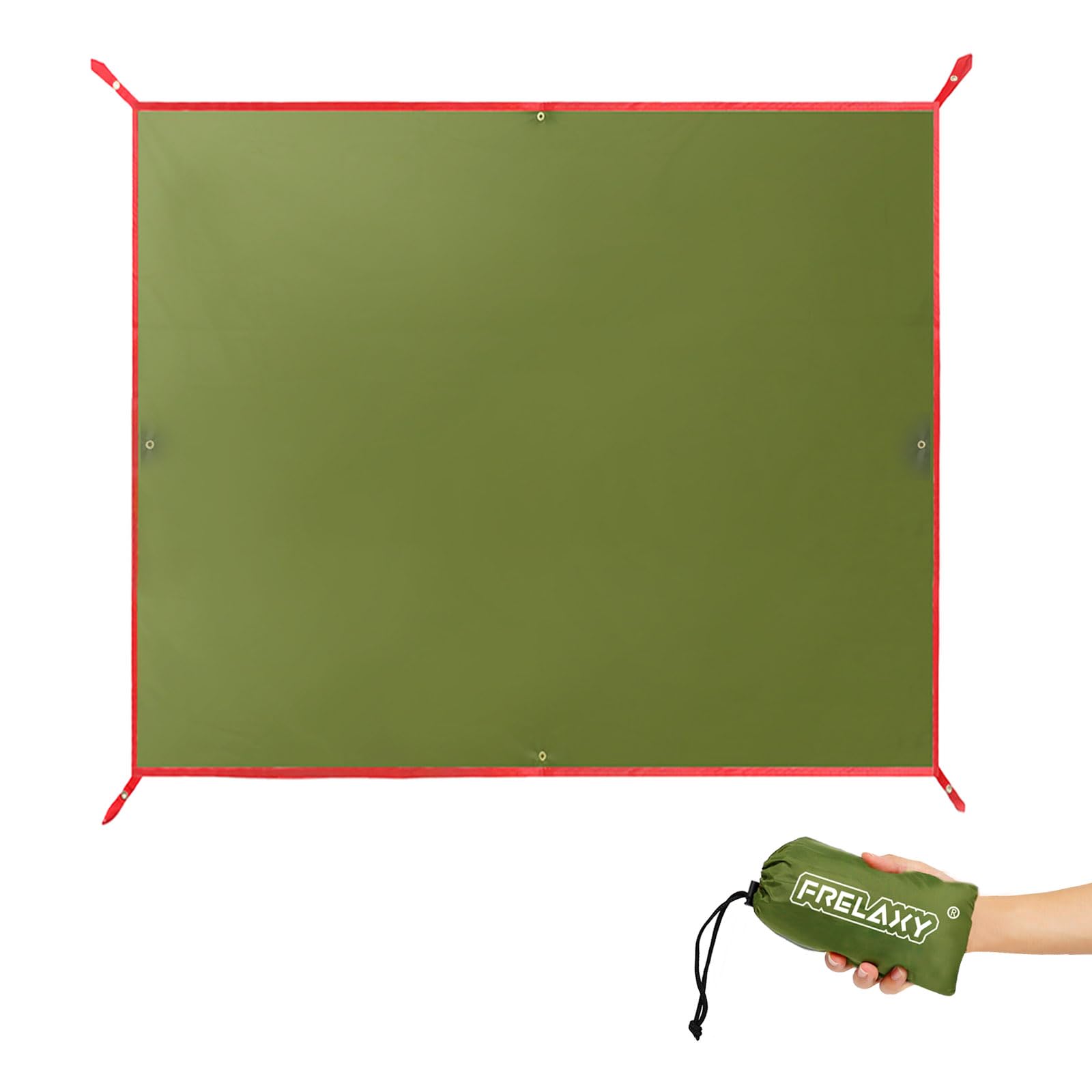 Frelaxy Tent Footprint, Waterproof Camping Tarp, Durable Tent Floor to Elevate Your Camping, Hiking, Backpacking, Hammock, Beach Experience