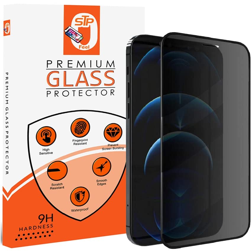 STP FEEL Premium Grade Privacy 9H Hardness Tempered Glass For Phone 13 Pro Max /14 Plus (Black) Full Screen Coverage With Easy Installation Kit (6.6 Inches) For Cellphone (B09MNK1CC7) Amazon Price History, Amazon Price Tracker