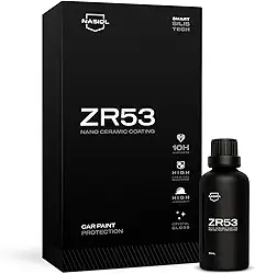Vitrificador de Pintura Nasiol ZR53 Nano revestimento de cerâmica | Proteção contra arranhões de superfície de 3 anos | Resistência a arranhões 10H