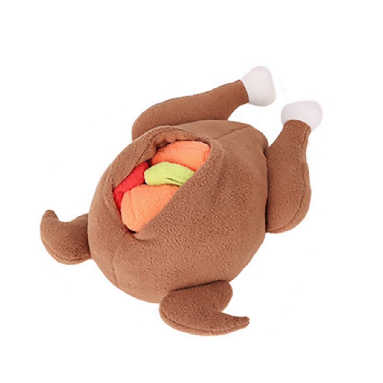 minkissy 3pièces Jouet Interactif pour Chien Jouet à Mastiquer Peluche Design Dinde pour Et Entraînement des Animaux De Compagnie