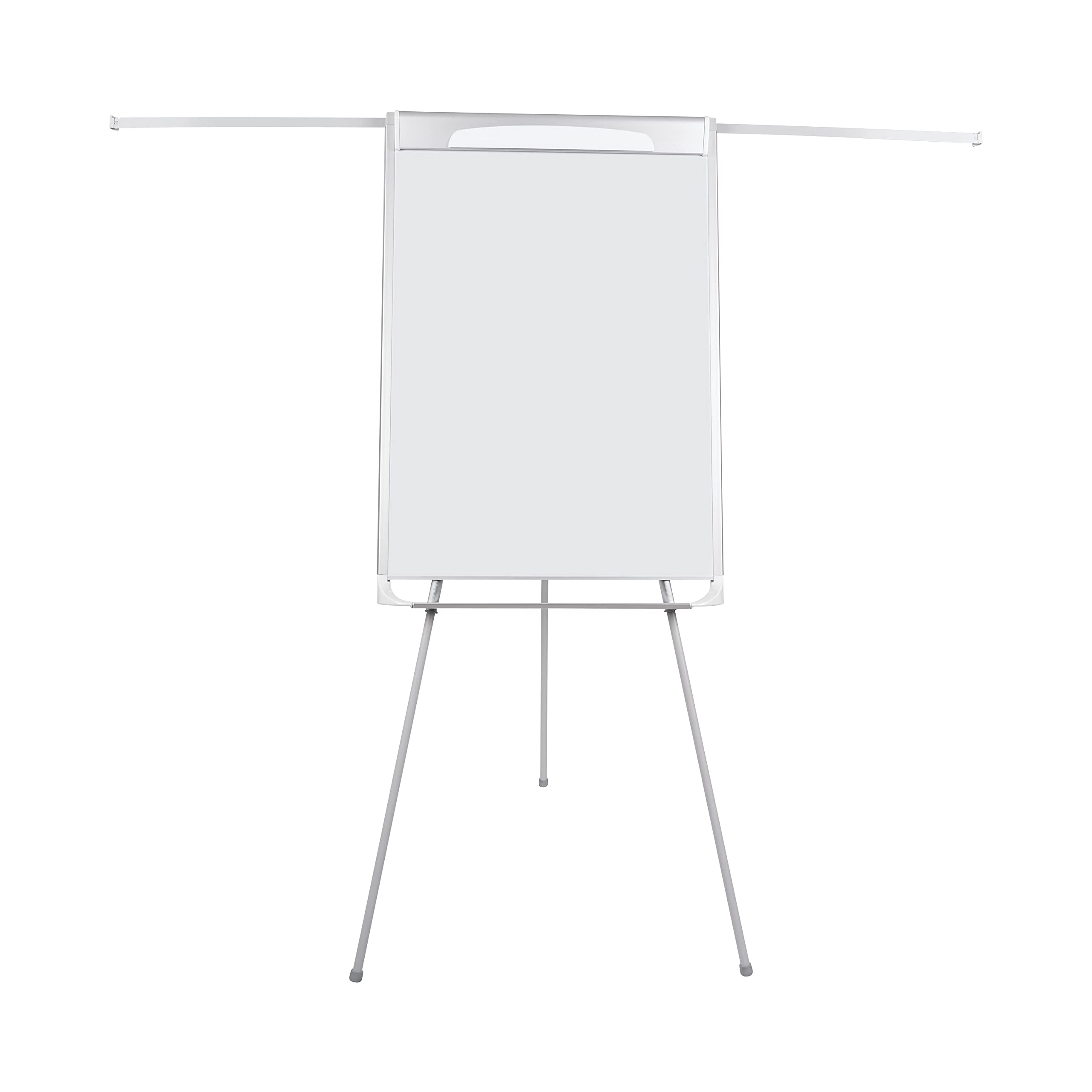 Bi-Office Mastervision Pizarra Magnética con Caballete trípode, marco blanco, pizarra euro 70 x 100 cm