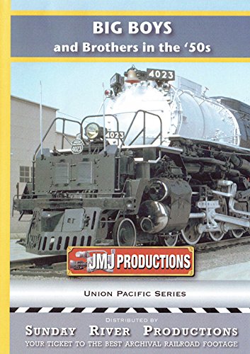 Big Boys and Brothers in the 1950s, Rare Color Film of Union Pacific Steam Lo...