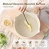 SENSARTE Ceramic Nonstick Sauce Pan with Lid, 1.5 Quart Small Saucepan, White Cooking Pot with Stay Cool Handle, Non toxic Kitchen Sauce Pot, Non stick Saucier Pan, Induction Pot, PFOA PTFE PFAS Free #1