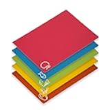 5 Pieces Flexible Cutting Boards, BPA Free Plastic Cutting Boards for Kitchen, Non Slip Cutting Mat for Meat and Vegetables, Thanksgiving