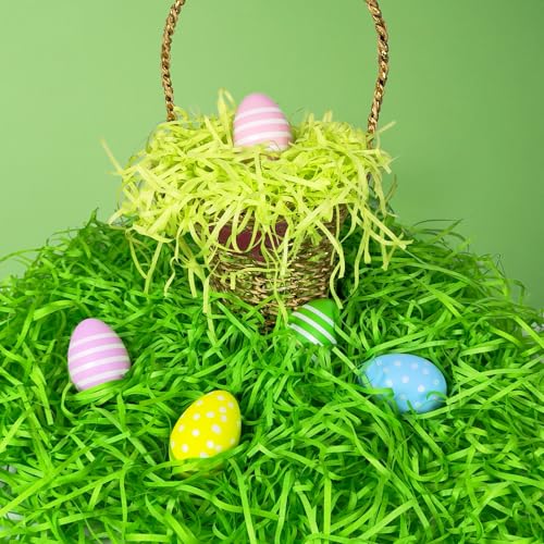 Dayify 24 oz (684g) Easter Shred Filler Paper Grass, 6 Colors Easter Basket Grass Shreded Filler, Crinkle Cut Paper Confetti Raffia for Gift Box Wrapping, Party Favors, Holiday Decorations by Dayify - Used condition - Image 5