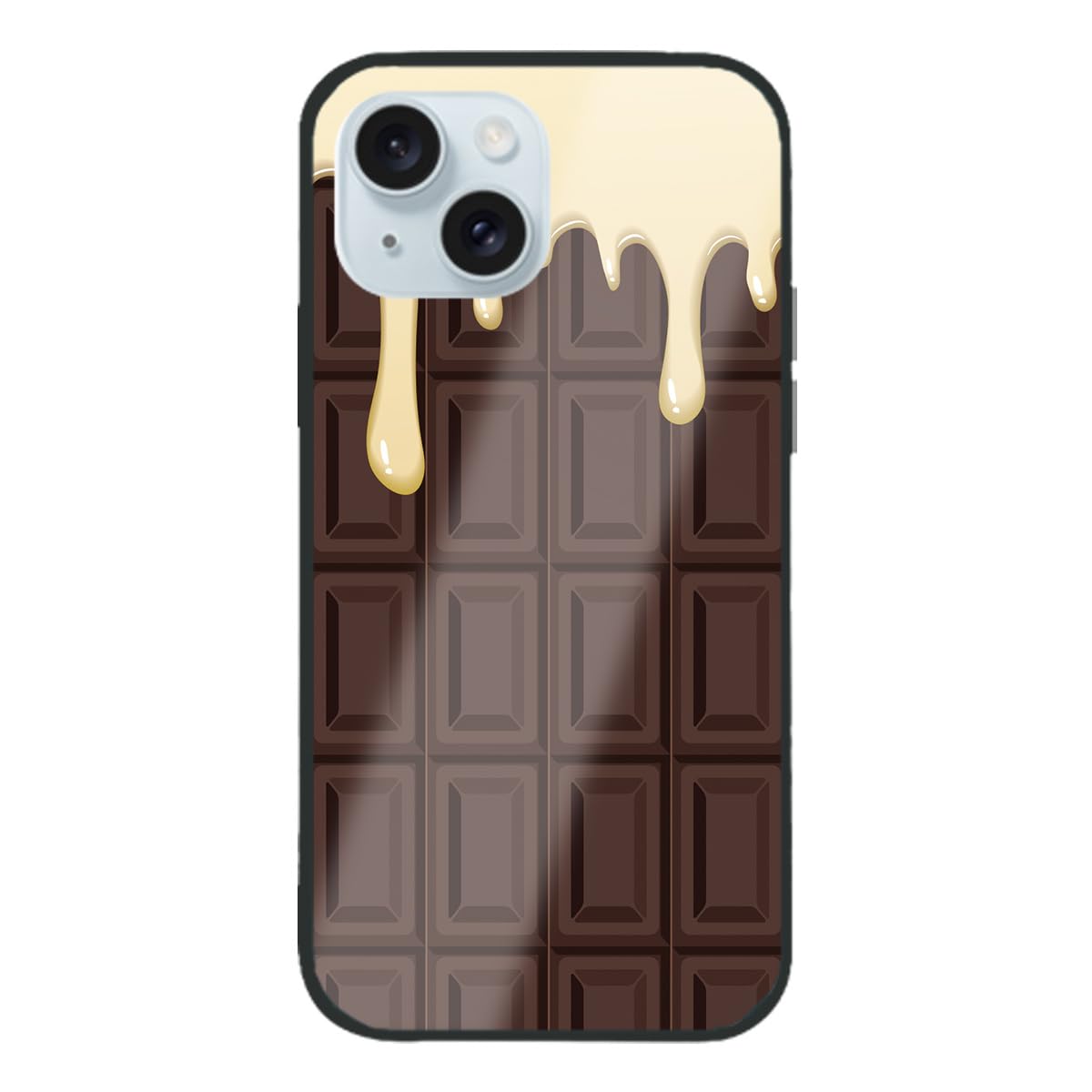 Amazon.co.jp: Tiara mode iPhone 15 ケース 【食べ物】 ガラスケース