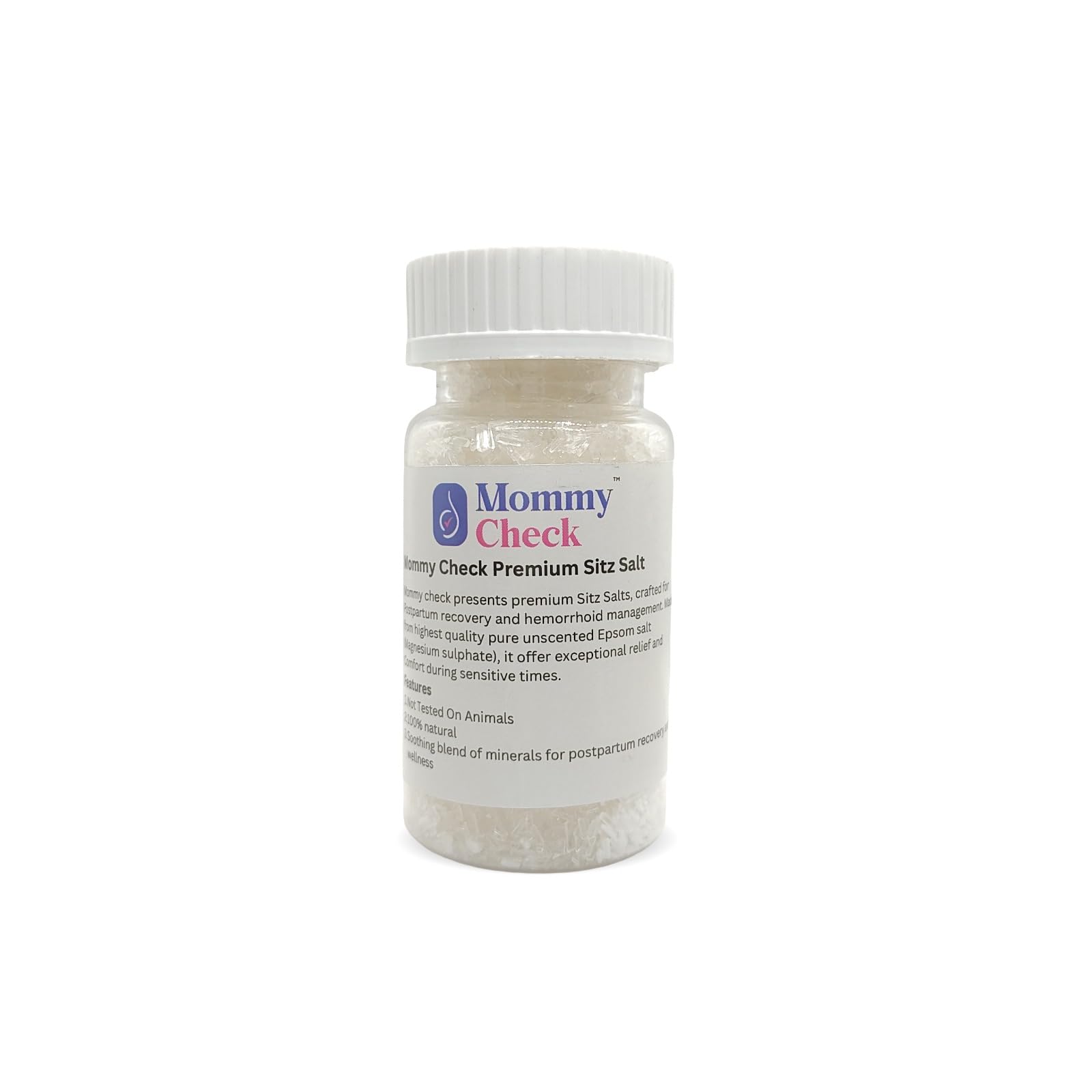 Postpartum Bath Salt with Epsom Salt – Soothing Sitz Bath Soak for After Delivery, Piles & Hemorrhoid Relief, Perineal Recovery | 100% Natural, Unscented, 100g-image-45