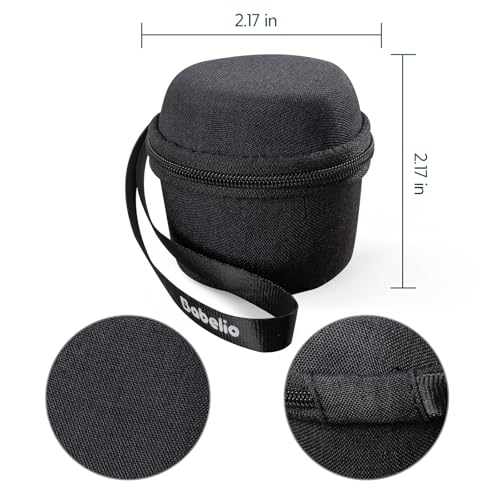 Image of Babelio Portable Travel Case for Babelio Pocket Mini White Noise Machine, Double Stitch Zipper - Perfect for Traveling (CASE ONLY - Textile Black)