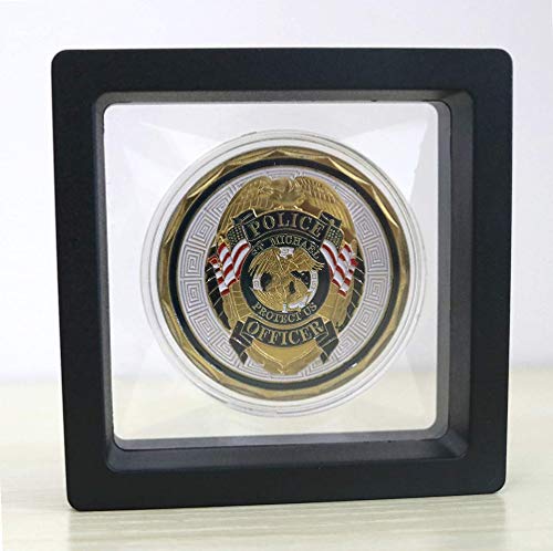 Set de 10 estuches transparentes para monedas con soporte miniatura 7