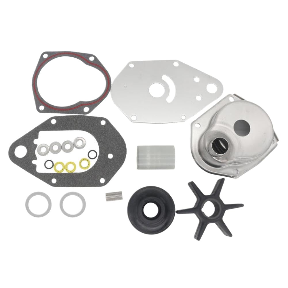 Kit Riparazione Pompa Acqua Compatibile con Force 30 40 50 55 60 70 75 Fuoribordo 812966A12 812966A11 812966A6 812966A5