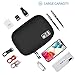 Accessory Organizer Bag Waterproof Portable Cable Organizer Bag,YUEMI Double Layers with Great Capacity Cable Organizer Bag Suitable for Travel/Houseware Storage/Business Office Stationery Storage