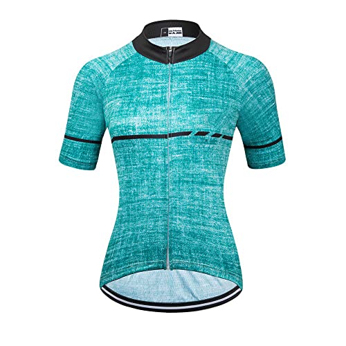 Conjunto feminino de jérsei de ciclismo de manga curta, 2 peças, 1, 3G